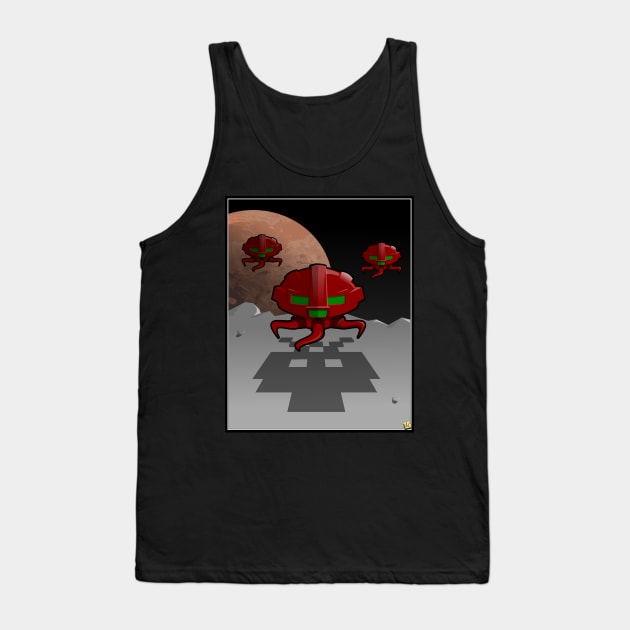 Invaders from vintage space Tank Top by vhzc